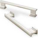 10 Pack 6 Inch Length|5 Inch(128mm) Hole Center Brushed Satin Nickel Kitchen Cabinet Handles, Cabinet Pulls Kitchen Cabinet Hardware, Cupboard Pulls, Drawer Handles
