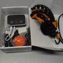 Rehabilitation Robot Gloves, Finger Exerciser for Stroke Recovery Hand Glove Equipment Hand Function Rehabilitation (Orange Right Hand L)