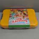 JOVA Klever Kits Construction Sensory Bin for Toddlers with Glow in The Dark Stones, Sandbox with Lid Castle Building kit, Preschool Learning Activities Gifts for Boys Girls Age 3+