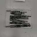 NordWolf 12-Piece Brad Point Wood Drill Bit Set for Carpenter Woodworking, Double Flutes Design with 1/4" Hex Shank, SAE Sizes 1/8" to 1/2"