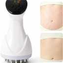 Lymphatic Drainage Massager & Anti-Cellulite Massage Tool, Body Contouring Device for Legs, Arms & Stomach, Supports Smoother Skin, with Gentle Warming & Vibration
