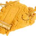 Kinetic Sand, Treasure Hunt with 14 Surprise Reveals & 1.62lbs Rare Shimmer Gold Play Sand, Sensory Toys, Holiday Gifts & Stocking Stuffers for Kids Ages 3 and up