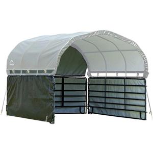 ShelterLogic 12'x12' Equine, Livestock and Agricultural Shelter Enclosure Kit (Corral Panels and Shelter Not Included)