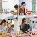 Book Stand - Portable Document Holder for Kitchen, Reading, Desk, Supporting Cook Books, Music Books, iPads, with Multiple Positions and Page, Stylish & Sturdy