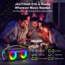 Portable Bluetooth Speaker, Loud Boombox Speaker with Subwoofer, Powerful Deep Bass Stereo Sound, IP65 Waterproof, Wireless Outdoor Speaker for Camping, Beach, Party, Support TWS/USB/TF Card/AUX