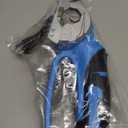 Cordless Electric Scissors, 4V Rechargeable Box Cutter & Cardboard Cutter with Titanium Blade, LED Light, Safety Lock - Rotary Cutter for Fabric, Leather, Carpet, Plastic, Crafting, Sewing (Blue)