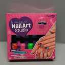 Nail Art Studio for Girls - Birthday Gift - Nail Polish Kit for Kids Ages 7-12 Years Old - Girl Gifts Ideas - Gift Set - Girly Stuff - Polish, Pens, Glitter, Stickers, Gems, Filer - 8 9 10 11 12 Year