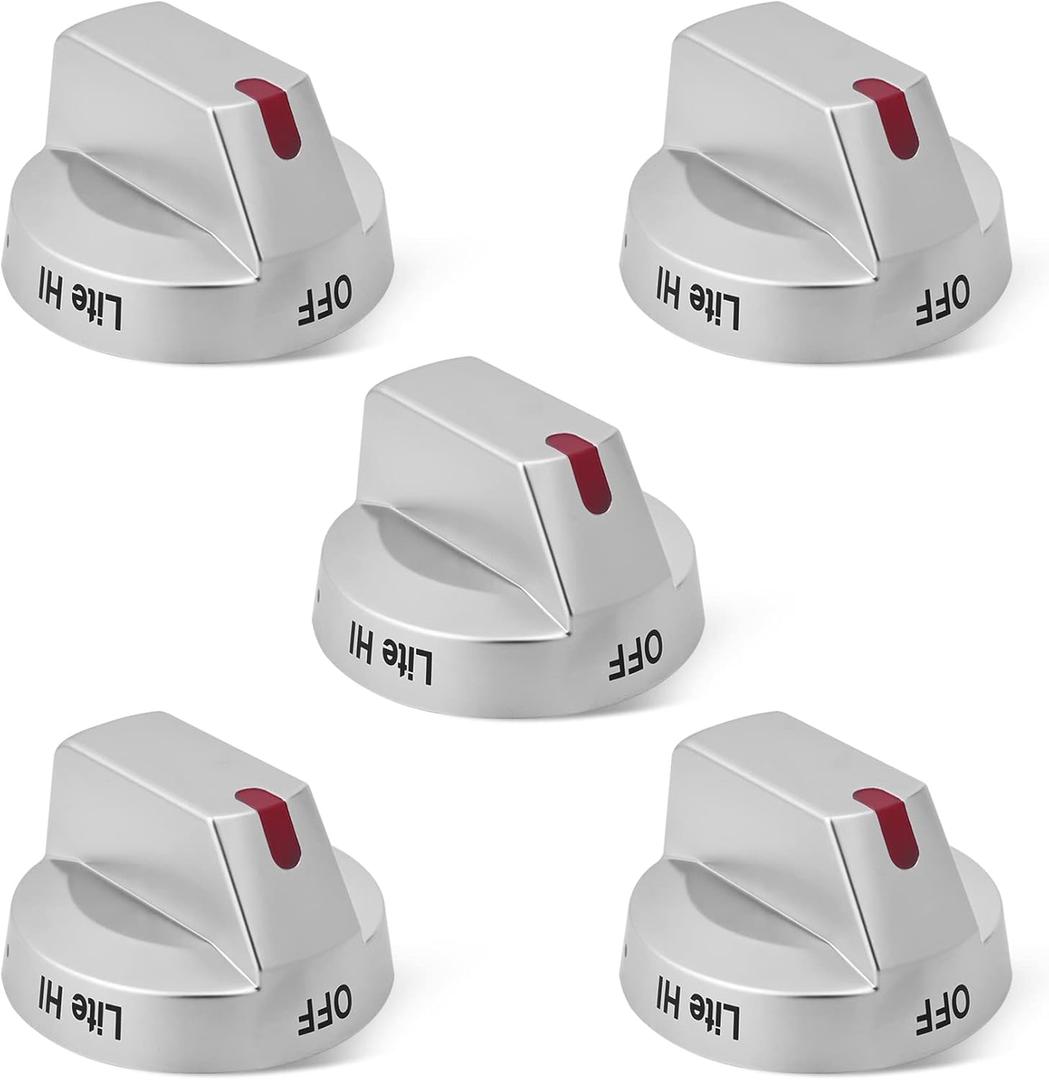 DG94-03955C Samsung NX60A6511SS Knobs Range Oven Knob Replacements, Compatible with Samsung Gas Range NX60A6111SS/AA NX60A6311SS/AA (5pcs)