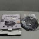 10" Pro Chicken Shredder Tool Twist Large for Kitchen, BPA-Free Food-Safe Meat Grinder, Visible Chicken Breast Meat Shredder with Strong Anti-Slip Bottom & Ergonomic Handle, Black