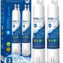 Pureline Replacement for Everydrop Filter 3, EDR3RXD1, 4396710, 4396841 Water Filter, Kenmore 46-9083, 46-9030 Refrigerator Water Filter (2 Pack)