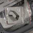 RIZZARI Enclosed Cat Litter Box with Lid, Large Foldable Litter Box with Litter Scoop, Top Entry Cat Toilet for Kittens and Big Cats (Light Gray,Stainless Steel with Deodorizer, X-Large)