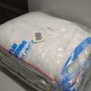 YZ HOME Long Body Pillow for Adults - Firm Body Pillow Insert with Shredded Blue Memory Foam, Adjustable Height, Soft Support for Side Sleeping, Pregnant Women, Washable (20x54 Inch, White)