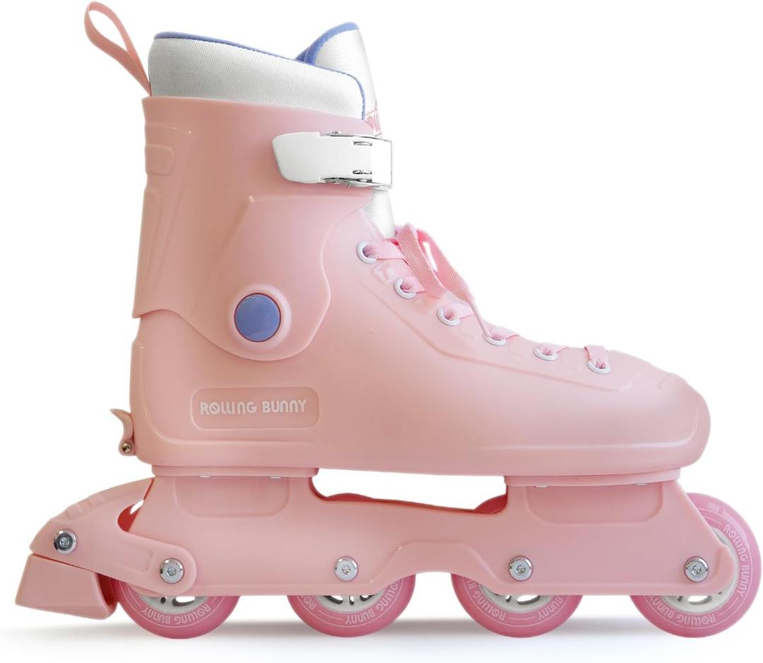 Inline Skates for Women - Adjustable Size Roller Blades for Adult Female, Hard Shell ABEC-7, Smooth and Comfortable, Size: L (9-11)
