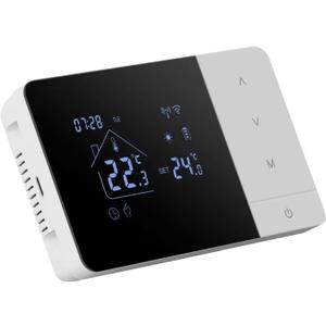 Smart WiFi Thermostat – Heat Cool Temperature Controller | Touchscreen Programmable Room Control | App & Voice Control Compatible | for House RV Hotel Living Room Bedroom Bathroom Indoor Climate