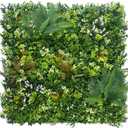 ODTORY Artificial Grass Boxwood Hedges Wall Panels: 40" x 40" (11.5 sqft) UV-Anti Faux Greenery Fake Ivy Leaves Privacy Fence Screen Backdrop for Garden Covering Privacy, Outdoor Indoor Decor