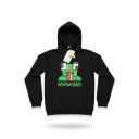 Hoodie Boys Kids Gamer Black Creeper Inside Hooded Jumper Size 130