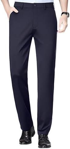 Fliwos Mens Stretch Dress Pants, Men's Classic Fit Casual Pants Lightweight Flat Front Golf Work Suit Pants, 38W