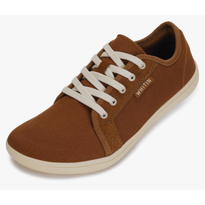 WHITIN Men's Canvas Barefoot Shoes | Wide Toe-Box | Zero-Drop Sole, Size 46