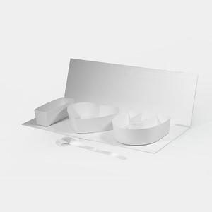 6 Pack 17.3"x6"x2" Pink/Red/White Creative Valentines Day Gift Packaging Idea Fillable IOU Letter Shaped Gift Boxes (White)