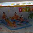 Intex 96" x 78" x 28" Inflatable Jungle Adventure Play Center Spray Kiddie Pool - Backyard Kids Water Slide, Outdoor Blow-Up Splash Pad for Toddlers