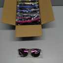 MAPIXO 16 Colors Neon Party Sunglasses 16 Pack with Dark Lenses, 80’s Style Perfect Colorful Novelty Sun glasses Set For Party Favors, Beach Pool, Outdoor Summer Activity, Goody Bag Fillers