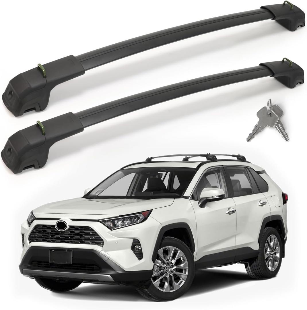 360LBS T-Slot Roof Rack Cross Bars Compatible with Toyota RAV4 2019-2025