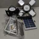 Aqonsie Solar Shed Light Outdoor Indoor, 176LED Solar Powered Motion Sensor Pendant Light Daytime, Solar Indoor Lights with 5 Lighting Modes & Remote for Shed Gazebo Barn Garage, 2 Pack