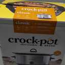 Crock-Pot 7 Quart Oval Manual Slow Cooker, Stainless Steel (SCV700-S-BR), Versatile Cookware for Large Families or Entertaining