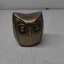 HD Designs Aluminum Owl Gold 6 Inches Home Decor Desk Table Shelf Figure