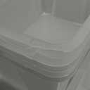 IRIS USA 54 Qt Stackable Plastic Storage Bins with Lids, 3 Pack - BPA-Free, Made in USA - See-Through Organizing Solution, Latches, Durable Nestable Containers, Secure Pull Handle - Clear