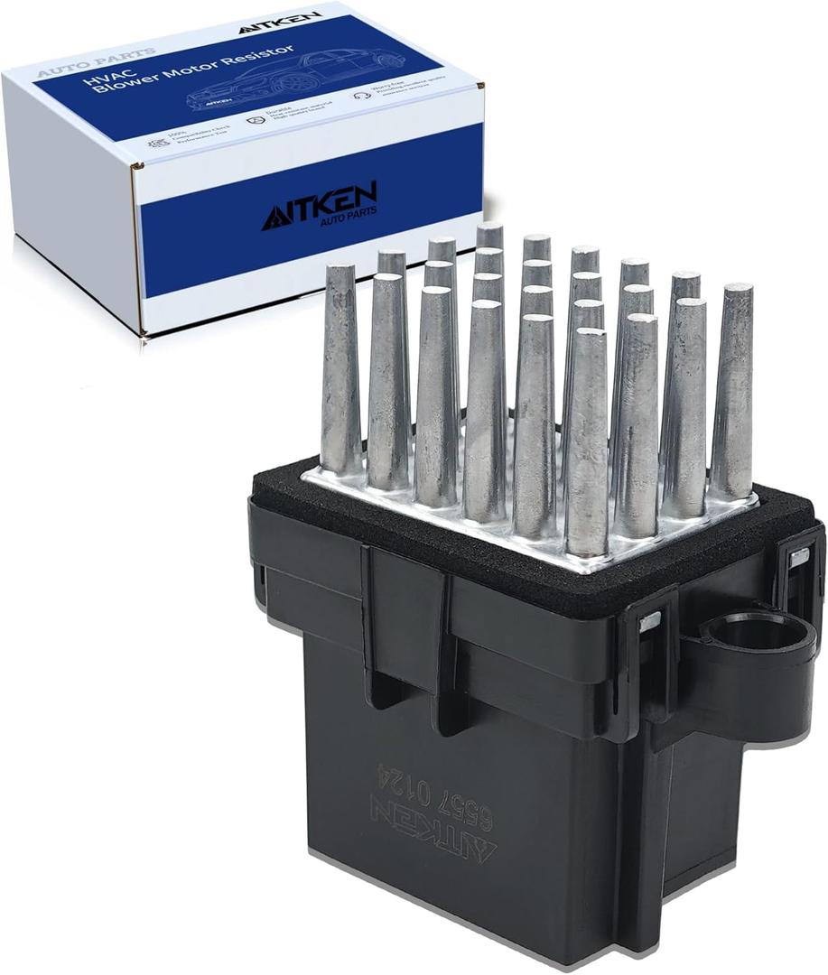 AITKEN AC Blower Motor Resistor Compatible with 2007-2013 Chevy Silverado Suburban Tahoe Camaro Equinox/GMC Sierra Yukon/Buick/Cadillac/Chrysler/JEEP Grand Cherokee Dodge Durango,15141283,13598134