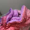 JQinHome Twin Pink Purple Comforter Set, 6 Piece Bed in A Bag 3D Colorful Bedding Set for Girls Kids (1 Comforter,2 Pillowcases,1 Flat Sheet,1 Fitted Sheet,1 Cushion Cover)(Pink Purple)