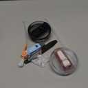 Leak Proof Lid for Stanley, 2 Pack 30oz Detachable ProTour Lid with Stanley Quencher, Flip Straw No Spill 30 oz Tumbler Lids, BFA-FREE Cup Accessories (Black & Rose Quartz)