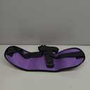 Wheelchair Seat Belt, Enlarge Medical Restraints Straps for Dementia Patients Anti-Fall Constrained Bands for Elderly, Adjustable Wheelchair Safety Harness with Zipper Pocket, Purple