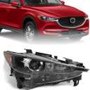 Huray LED Headlight Assembly for Mazda CX-5 CX5 2017-2021 w/o AFS RH Front Projector Headlamp OE Factory Replacement for MA2503151 Right Passenger Side
