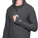 MERIWOOL Men’s Base Layer Hoodie Lightweight Merino Wool Long Sleeve Thermal XL Charcoal Gray