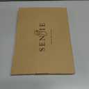 Senjie 24Pcs Christmas Velvet Bows for Tree, Vintage Ribbon Bows Ornaments for Garland Wreath Gift Wrapping Treat Bag Bakery Candy Bags DIY Crafts Holiday Decor (Khaki, 5" x 7", Width of 1")