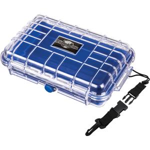 Flambeau Outdoors 402HD HD Tuff Box 400 with Zerust Anti-Corrosion Liner, Dry Box Storage, Medium, Blue/Clear