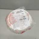 4 Packs Molded Nylon Ceiling Medallion for Light Fixtures and Ceiling Fans, 10"OD x 4"ID x 0.94"P (Fits Canopies up to7-1/4")White