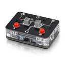 [Upgrade] Mini 2Way Microphone Headset Speaker Audio Switcher Box 3.5mm A & B Selector