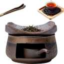 Ceramic Aromatherapy Stove Essential Oil Burner, Aromatherapy Burner for Herbs, Ceramic Aromatherapy Burner, Tea Light Candle Holders Teapot Warmer, Zen Incense Burner Kit for Home Office