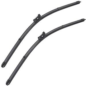 Factory Wiper Blades Set Replacement for Volvo C30 S40 V50 V60 S80 C70 V70 XC70 FORD MONDEO MK4 Original Equipment Replacement Wipers - 26"/ 20" (Set of 2) Unheated