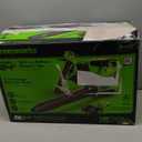 Greenworks 48V (24V x 2) Cordless Brushless Leaf Blower/Vacuum (520 CFM / 240 MPH) with Bag, Powerful & Efficient for Yard Debris Cleanup, Includes (2) 4.0Ah Battery & Dual Port Charger