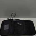 12V/24V Car Heated Blanket, CooCoCo 12" x 24" Heated Blanket for Travel, Car Electric Blanket with 5 Heat Setting, Auto-Off (Black)