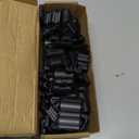 80Pcs Clip-on Ferrite Ring Core RFI EMI Noise Suppressor Cable Clip for 3mm/5mm/7mm/9mm/13mm Diameter Cable Power Cord, Black
