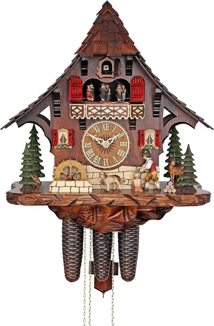 Cuckoo Clock - The Busy Wood Chopper AH 446/1 8TMT