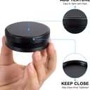 Pill Box 2 Compartment Pill Case - Portable Metal Travel Pill Container for Pocket or Purse, Waterproof Pill Organizer Holder for Medicine Vitamin Fish Oil and Supplements