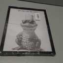 2 x Framed Bathroom Wall Simple Decoration Fun Crocodile Wearing Toilet Paper Hat Black And White Frame Home Decoration Animal Canvas Printing Canvas Art