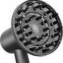 6-Inch Diffuser Attachment for Dyson Hair Dryers, Curl-Enhancing Large Diffuser Compatible with Dyson Supersonic Hair Dryer Attachment, Faster Drying Defines Curls for Waves Curls Coils Hair