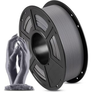 ANYCUBIC 3D Printer Filament PLA 1.75mm, FDM Printer Filament 1kg Spool (2.2 lbs), Dimensional Accuracy +/- 0.02 mm (1kg, Gray)
